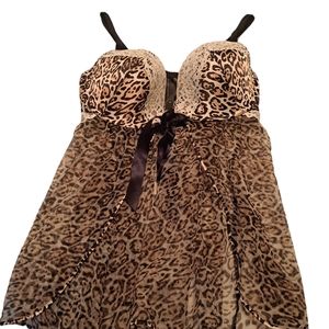 Victoria Secret Leopard Nightie  36D